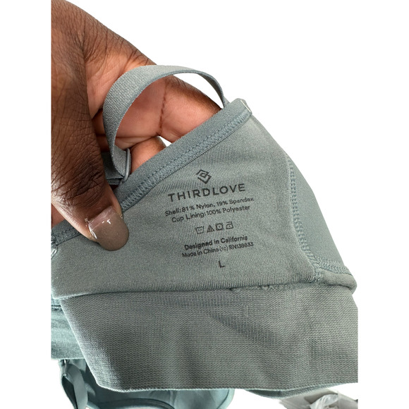 Thirdlove Form Seamless V-Neck Wireless Bra Size L - Picture 5 of 6